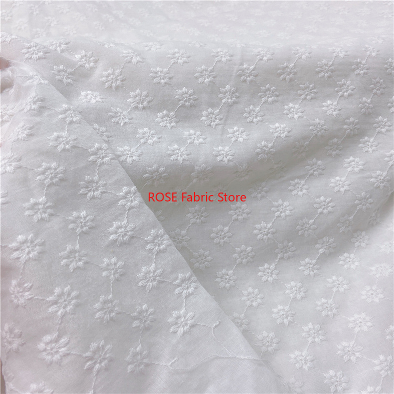 Embroidery Eyelet - Pamuk Nakış Kuşgözü Kumaş Yumuşak Rahat