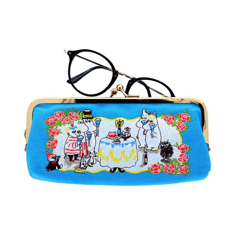 Embroidery Bag - Popüler Anime Moomin Serisi Kanvas Gözlük