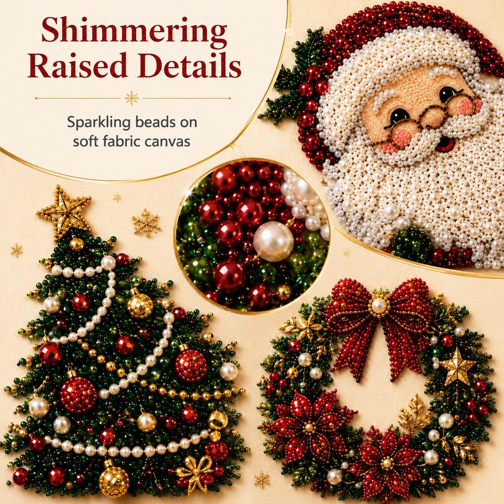 Noel Baba İnci Sanatı DIY Kiti - Embroidery Xmas incelemesi ve fiyatı