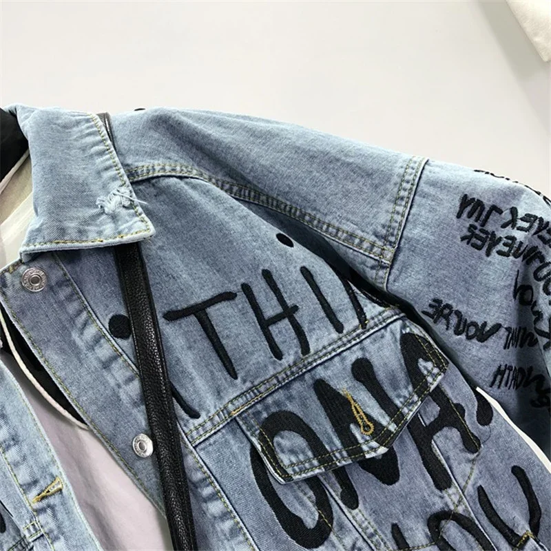 Sonbahar Kore Mektup Nakış Den - Embroidery Jacket Jeans incelemesi ve fiyatı