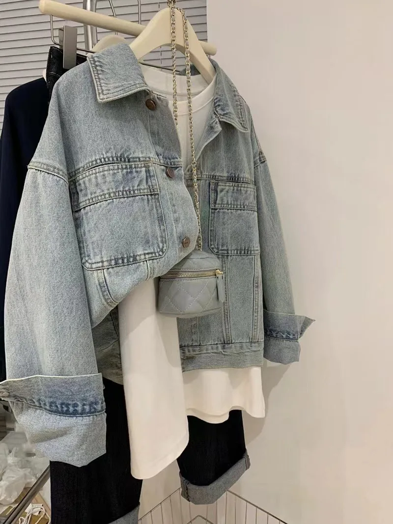 Denim Ceket Kadın Y2k İlkbahar - Embroidery Jacket Jeans incelemesi ve fiyatı
