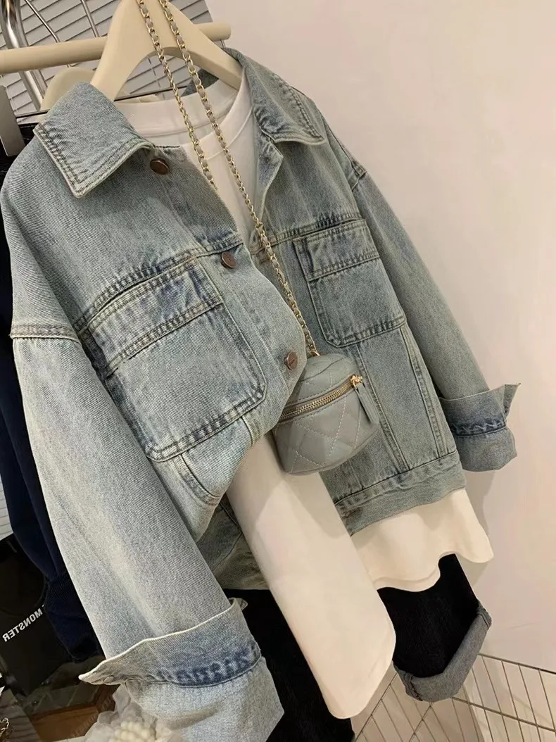 Denim Ceket Kadın Y2k İlkbahar - Embroidery Jacket Jeans incelemesi ve fiyatı