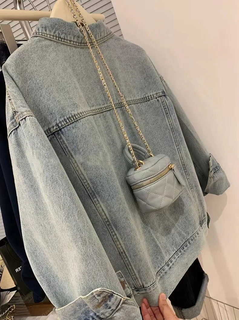 Denim Ceket Kadın Y2k İlkbahar - Embroidery Jacket Jeans incelemesi ve fiyatı
