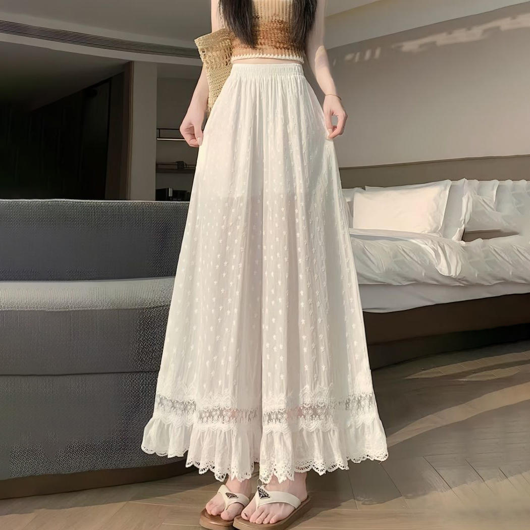 Kadınlar Beyaz Elastik Yüksek  - Embroidery Eyelet incelemesi ve fiyatı