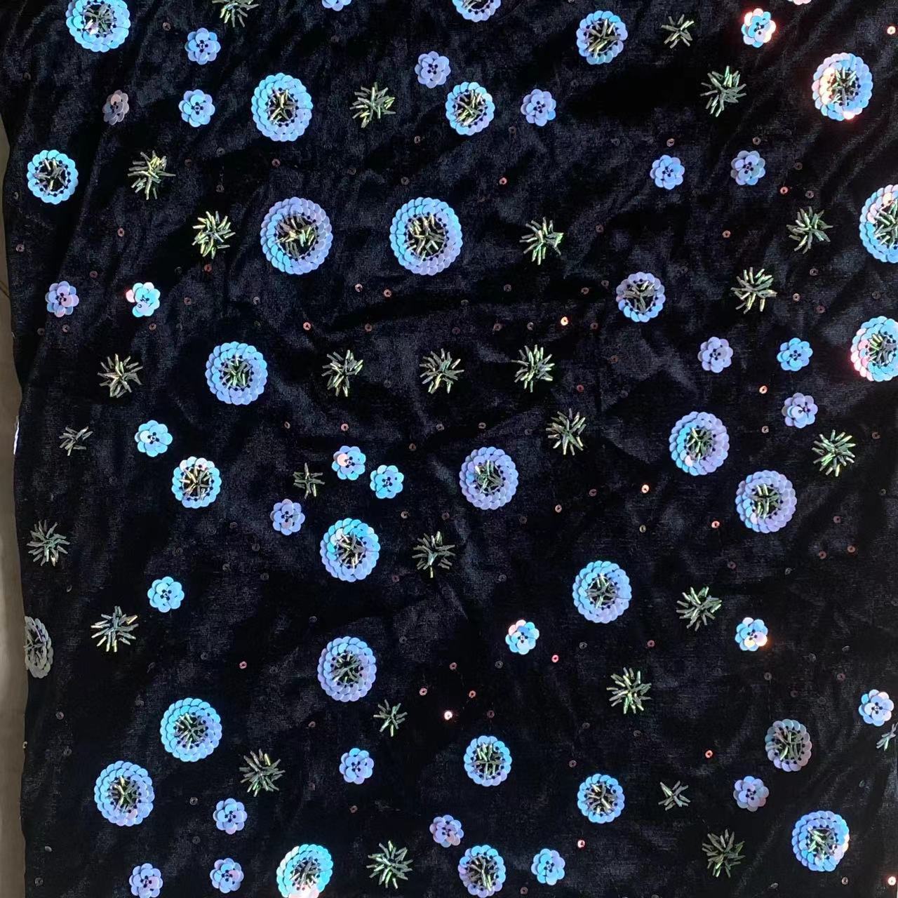 Kadife rulo boncuk tüpleri alt - Velvet Fabric Embroidery incelemesi ve fiyatı