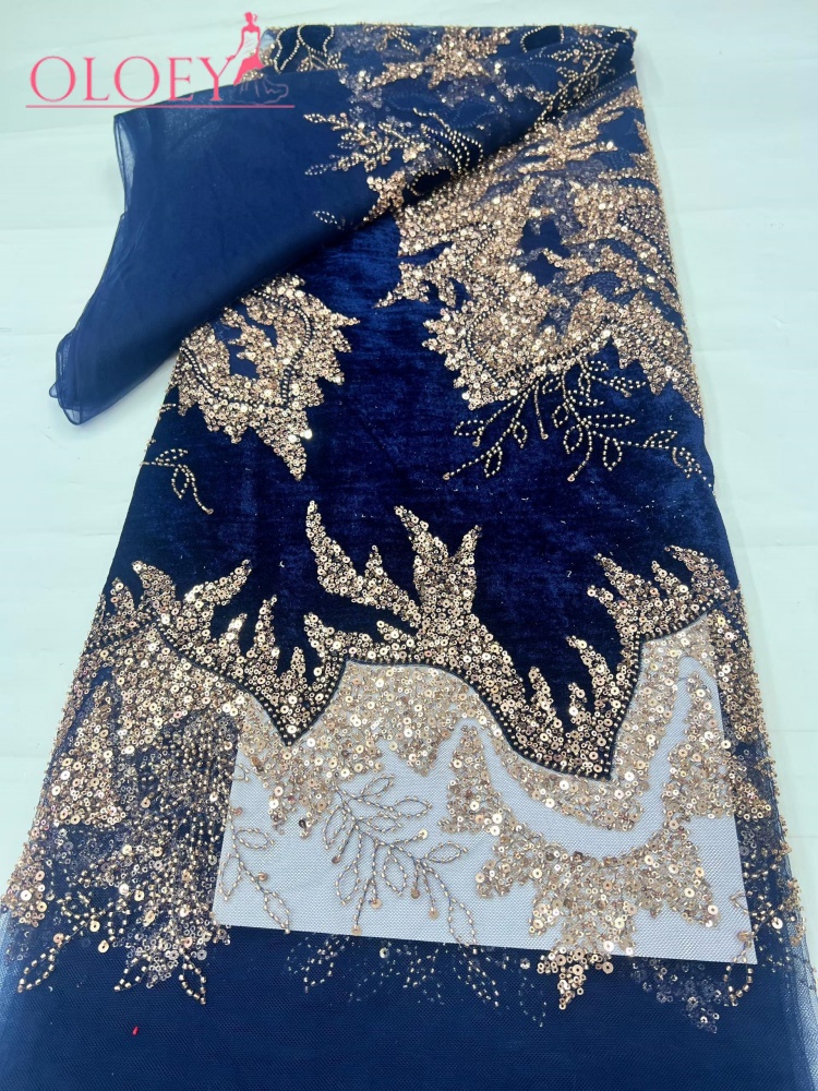 Son moda Afrika kadife dantel  - Velvet Fabric Embroidery incelemesi ve fiyatı
