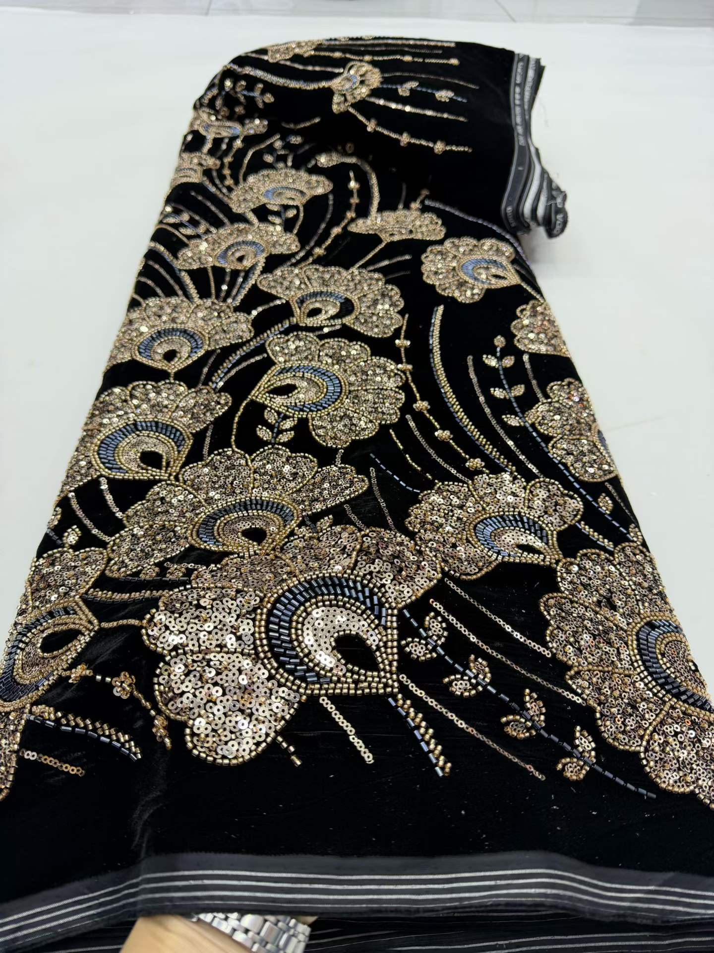 Nijeryalı Fransız Kadife Dante - Velvet Fabric Embroidery incelemesi ve fiyatı