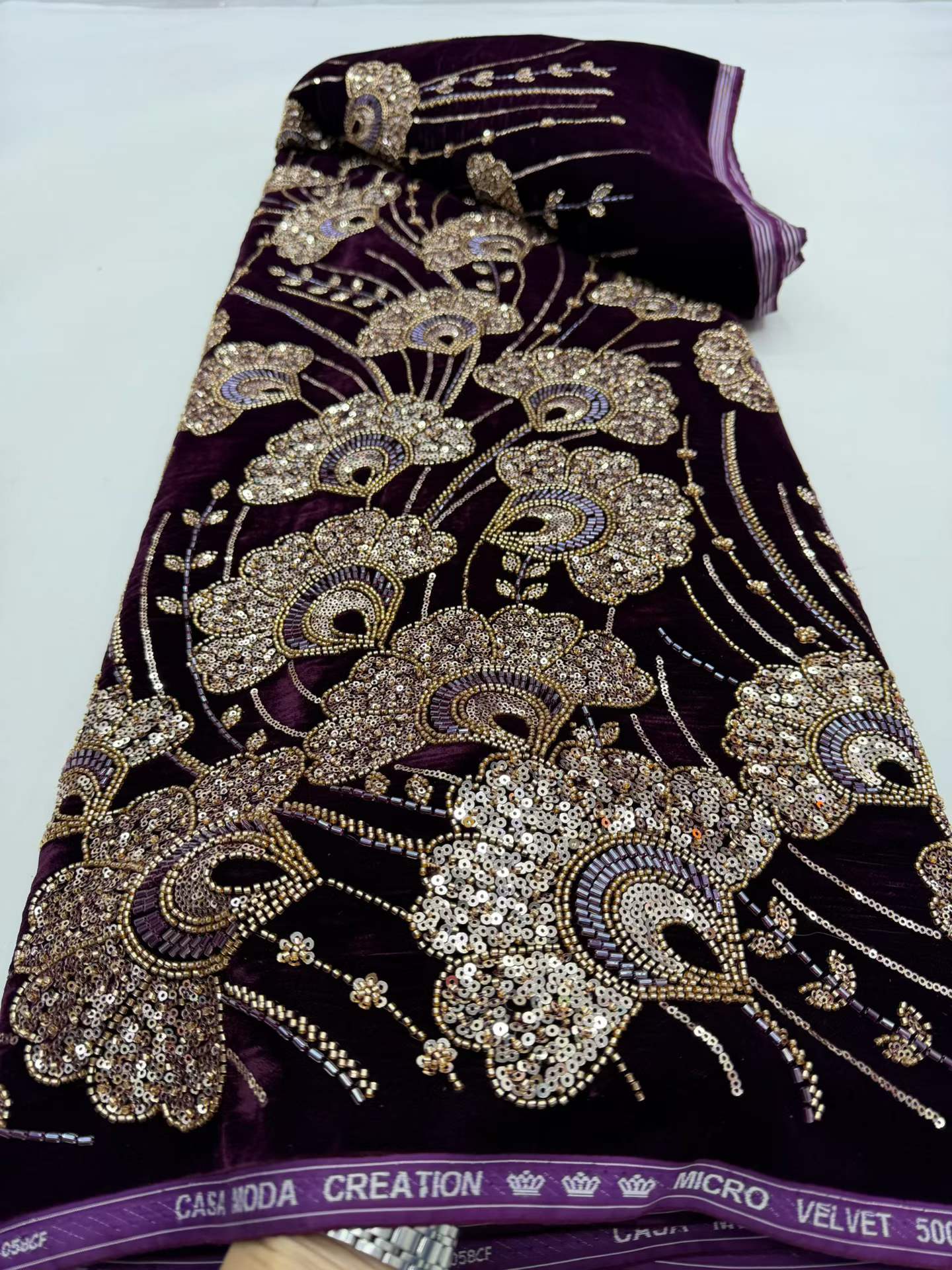 Nijeryalı Fransız Kadife Dante - Velvet Fabric Embroidery incelemesi ve fiyatı