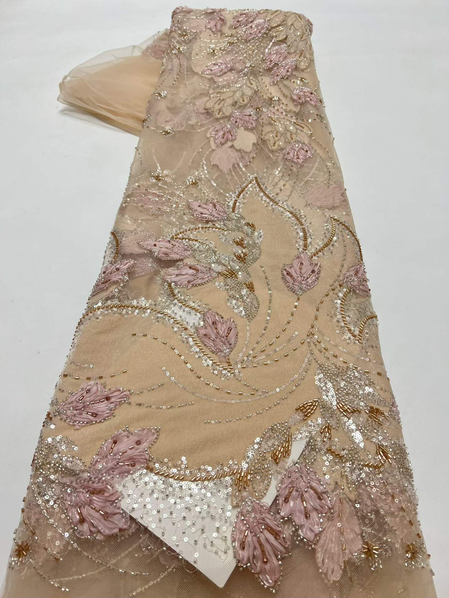 Yeşil Yeni Stil Afrika Kadife  - Velvet Fabric Embroidery incelemesi ve fiyatı