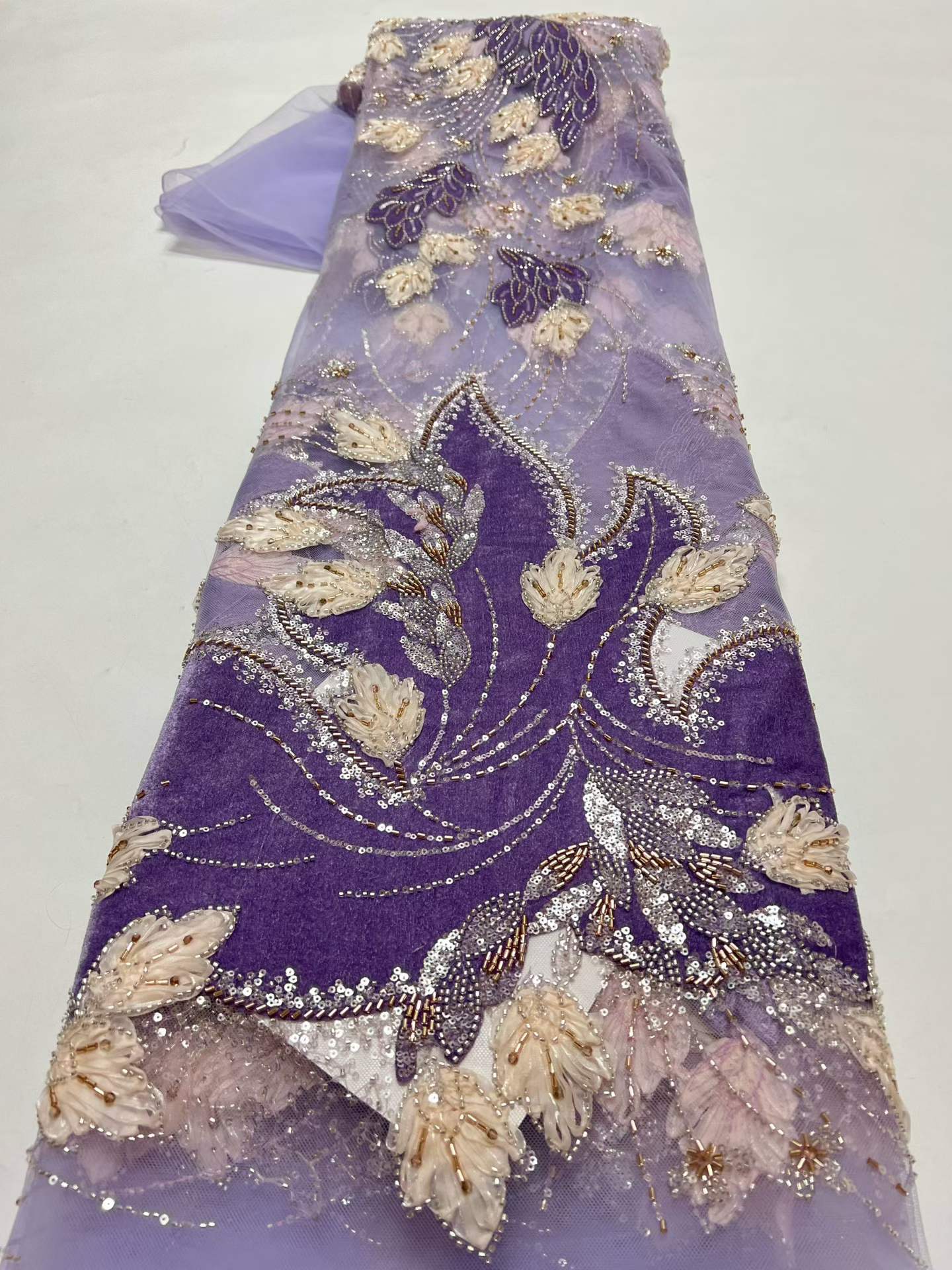 Yeşil Yeni Stil Afrika Kadife  - Velvet Fabric Embroidery incelemesi ve fiyatı