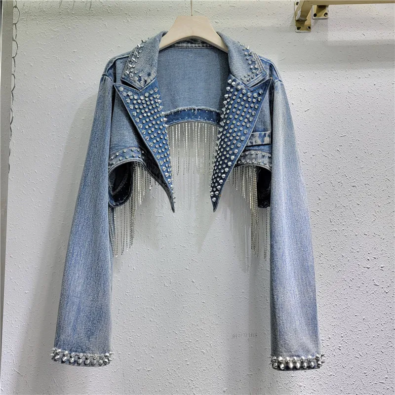 Yapay Elmas Boncuklu Püsküller - Embroidery Jacket Jeans incelemesi ve fiyatı