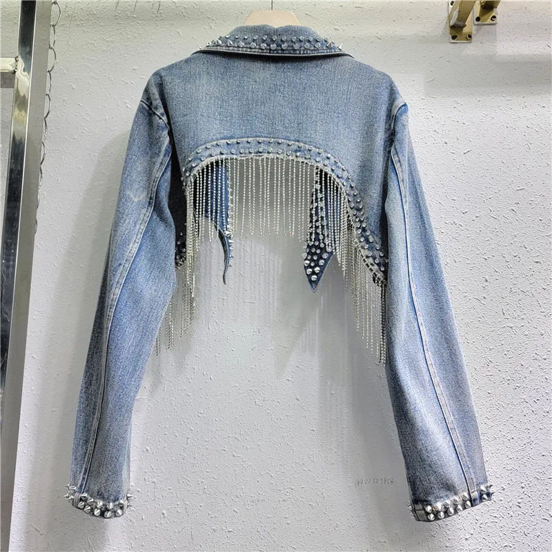 Yapay Elmas Boncuklu Püsküller - Embroidery Jacket Jeans incelemesi ve fiyatı
