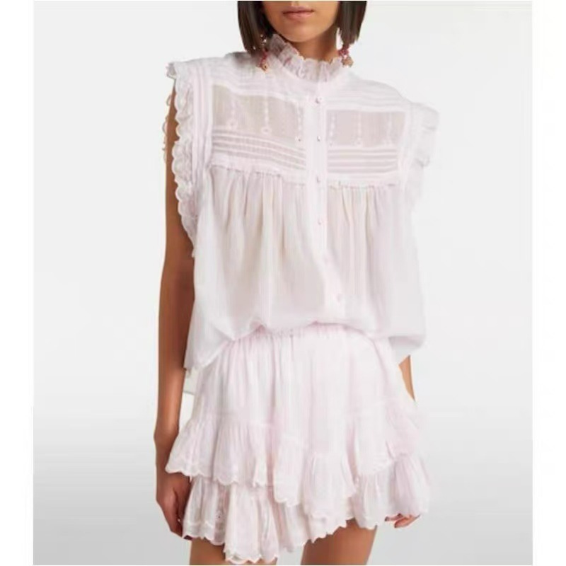 Kadın Fırfırlı Yarım Yaka Kols - Embroidery Eyelet incelemesi ve fiyatı