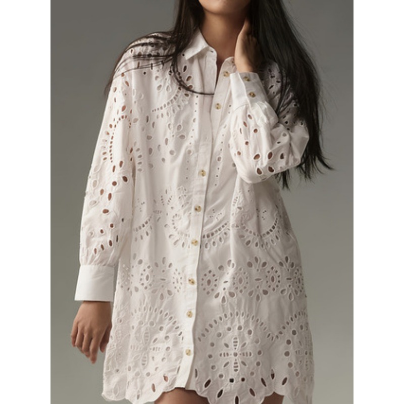 Kadınlar için düz renk delikli - Embroidery Eyelet incelemesi ve fiyatı