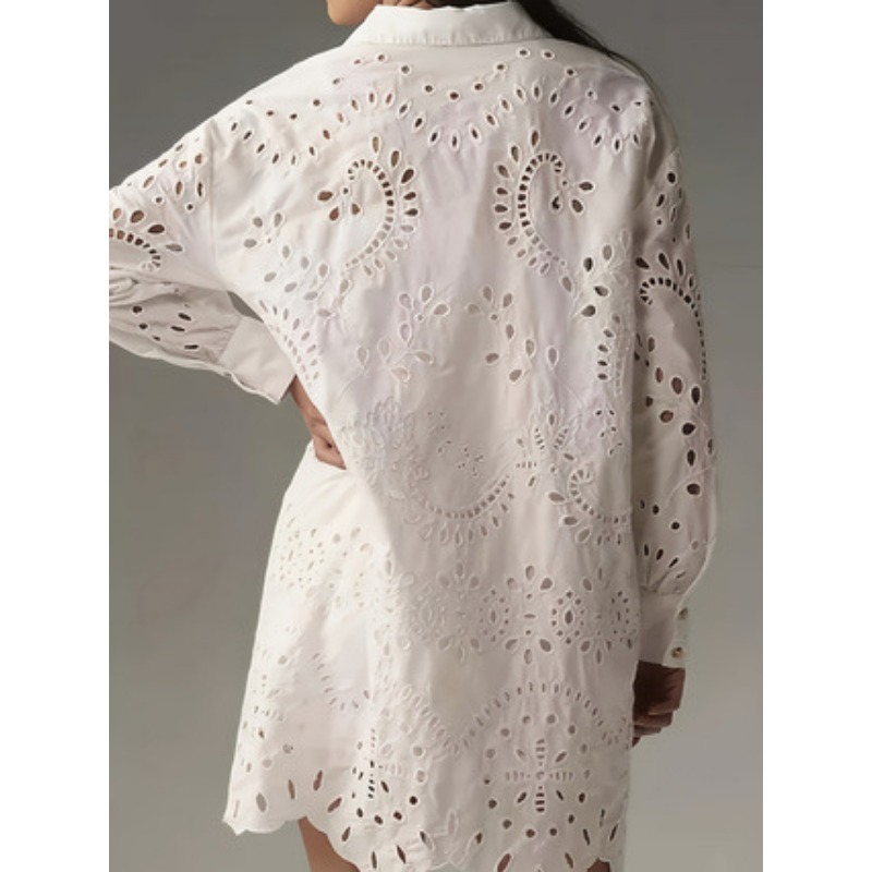 Kadınlar için düz renk delikli - Embroidery Eyelet incelemesi ve fiyatı