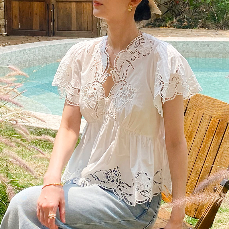 Fransız Tarzı Çiçekli Delikli  - Embroidery Eyelet incelemesi ve fiyatı