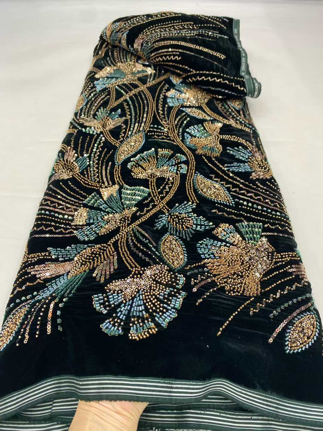 2026 Yeni Gelen Afrika Kadife  - Velvet Fabric Embroidery incelemesi ve fiyatı