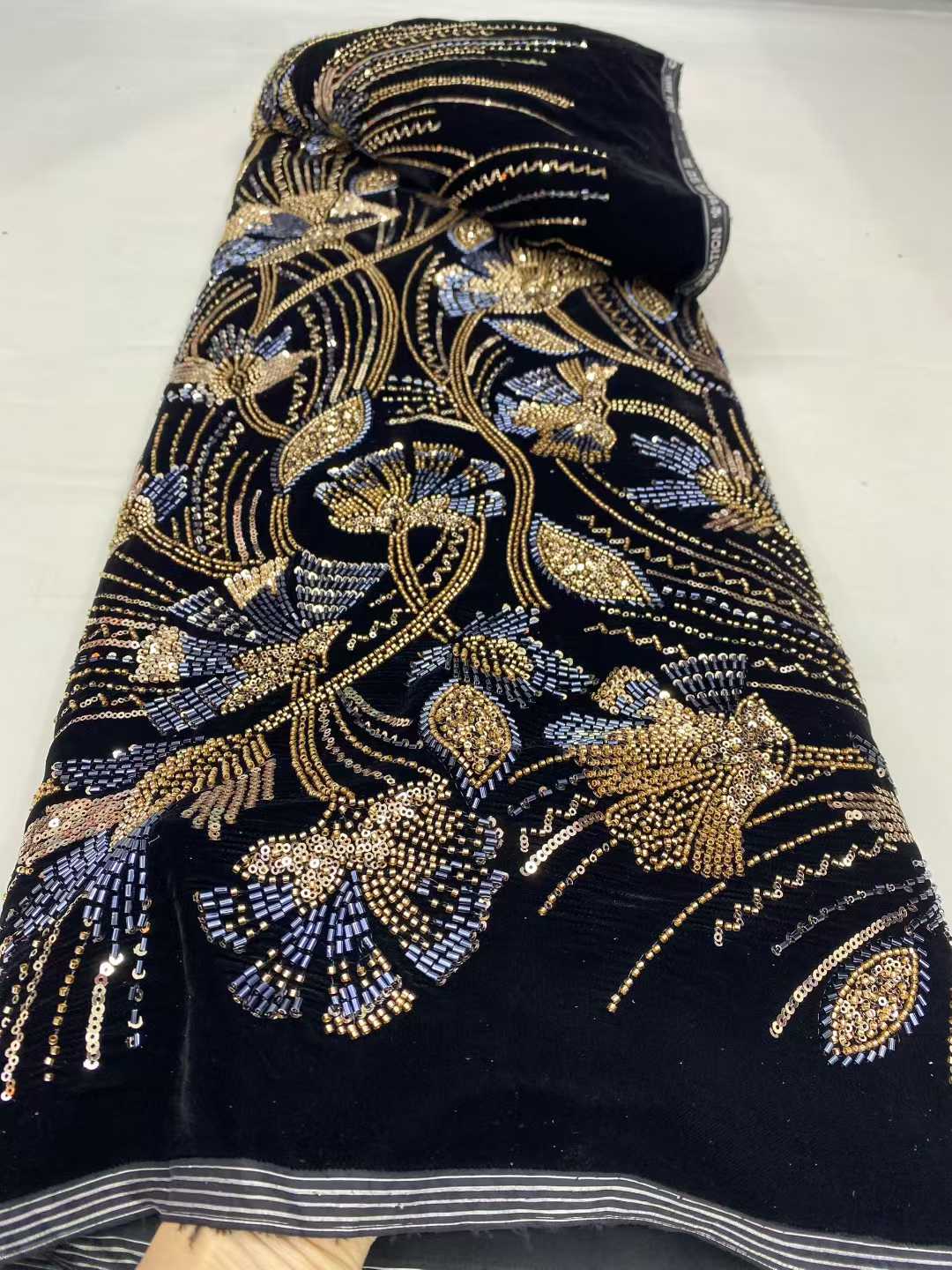 2026 Yeni Gelen Afrika Kadife  - Velvet Fabric Embroidery incelemesi ve fiyatı