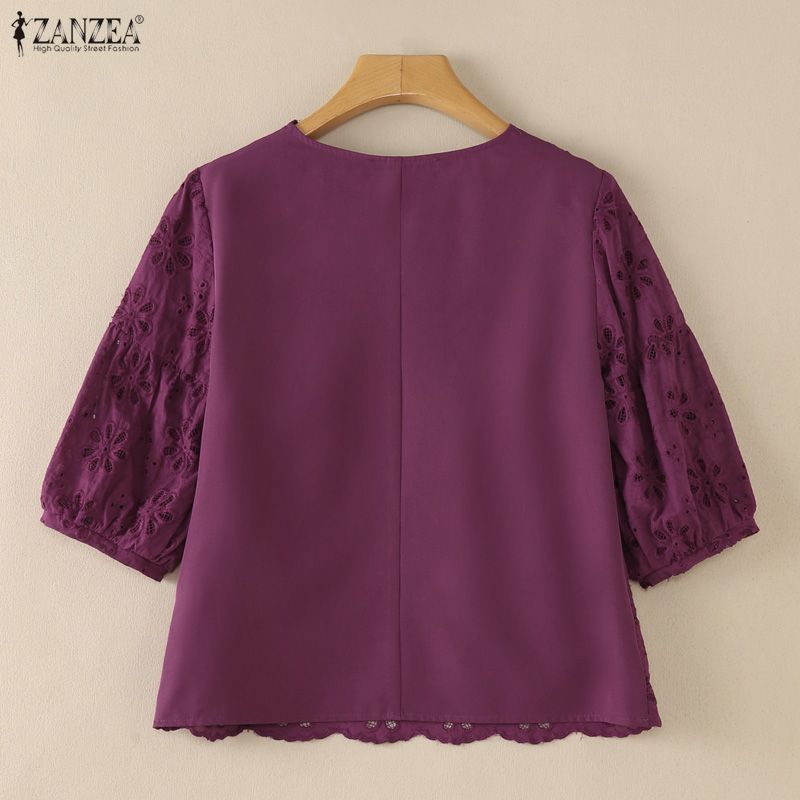 ZANZEA 2026 Kuşgözü Nakışlı Bl - Embroidery Eyelet incelemesi ve fiyatı