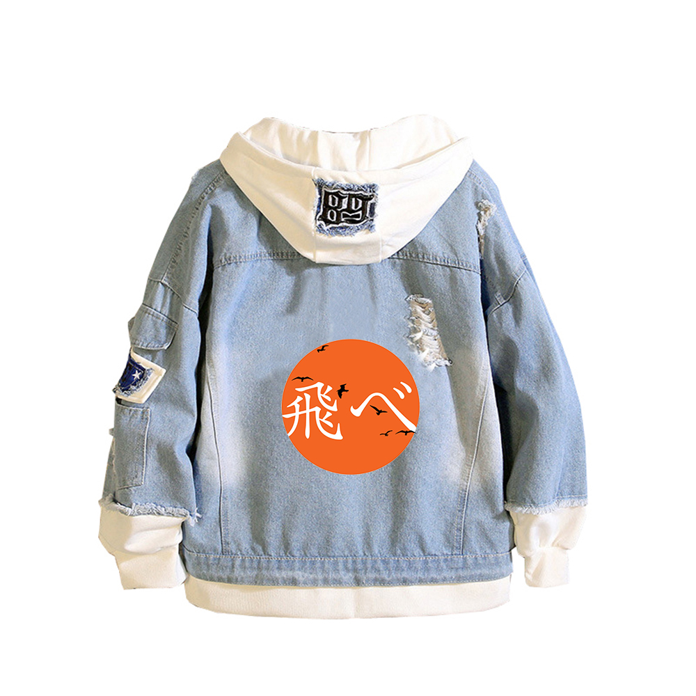 Haikyuu Karasuno VBC Baskı Kad - Embroidery Jacket Jeans incelemesi ve fiyatı