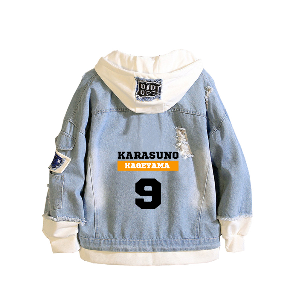 Haikyuu Karasuno VBC Baskı Kad - Embroidery Jacket Jeans incelemesi ve fiyatı