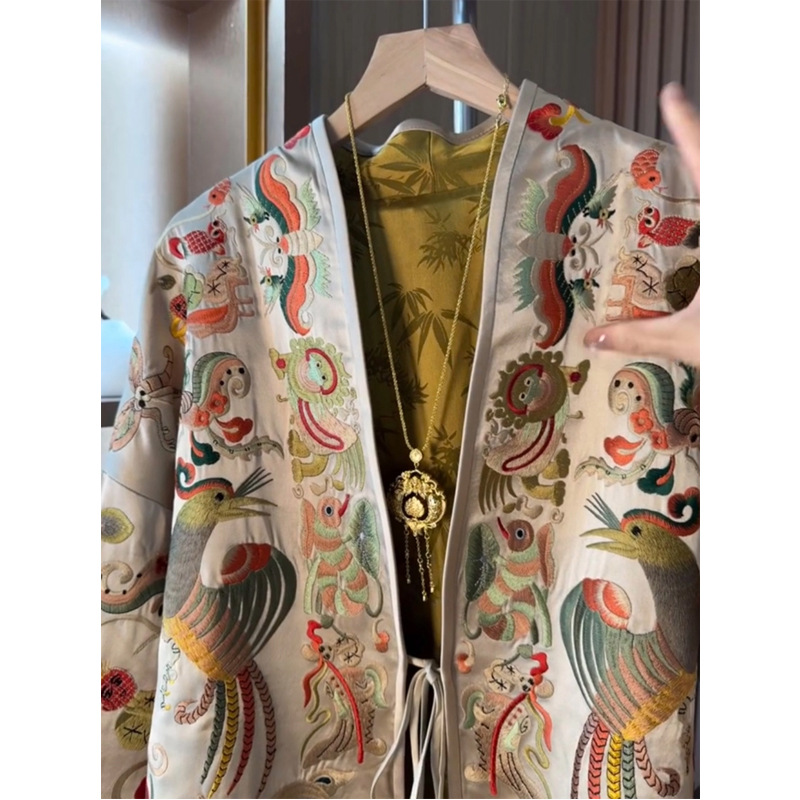 Yeni Çin Tarzı Kimono Hırka Ce - Embroidery Origin incelemesi ve fiyatı