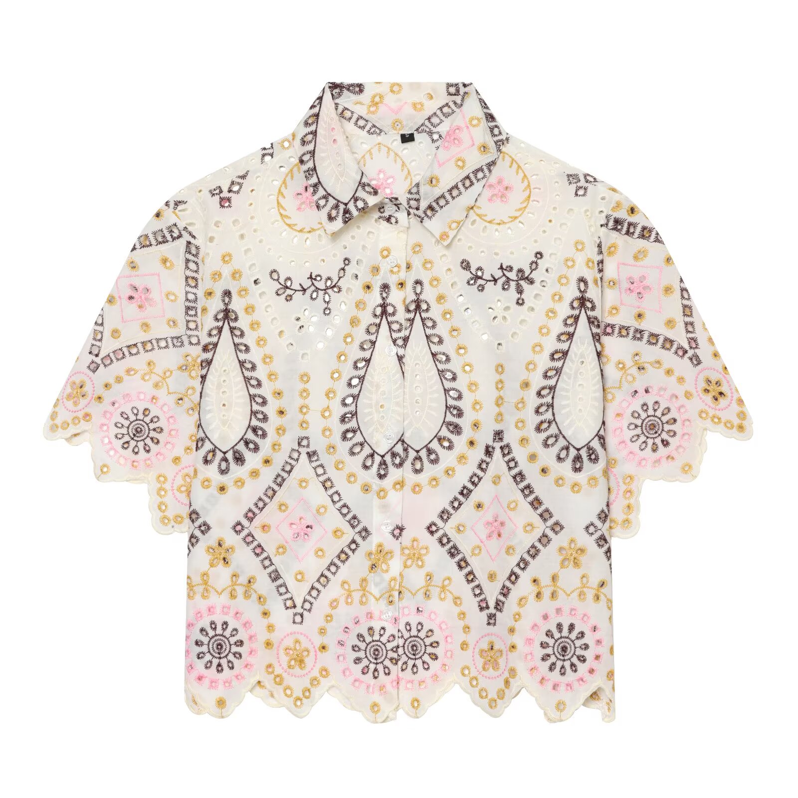 PRINTKAOIR kadın Moda Hollow O - Embroidery Eyelet incelemesi ve fiyatı