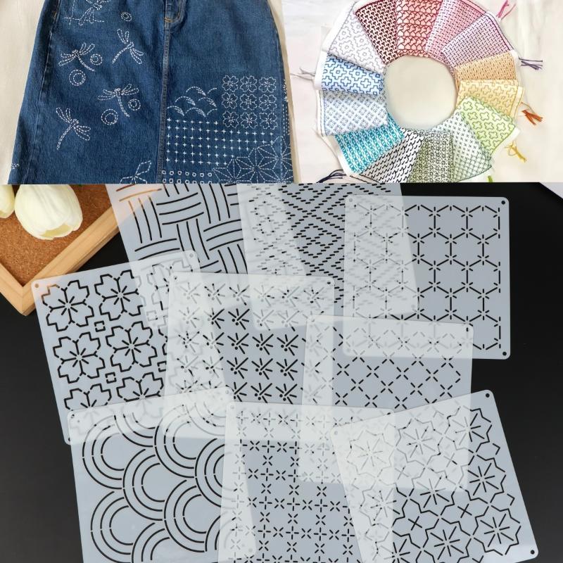 9/32 adet Sashiko Nakış Şablon - Embroidery Diy incelemesi ve fiyatı