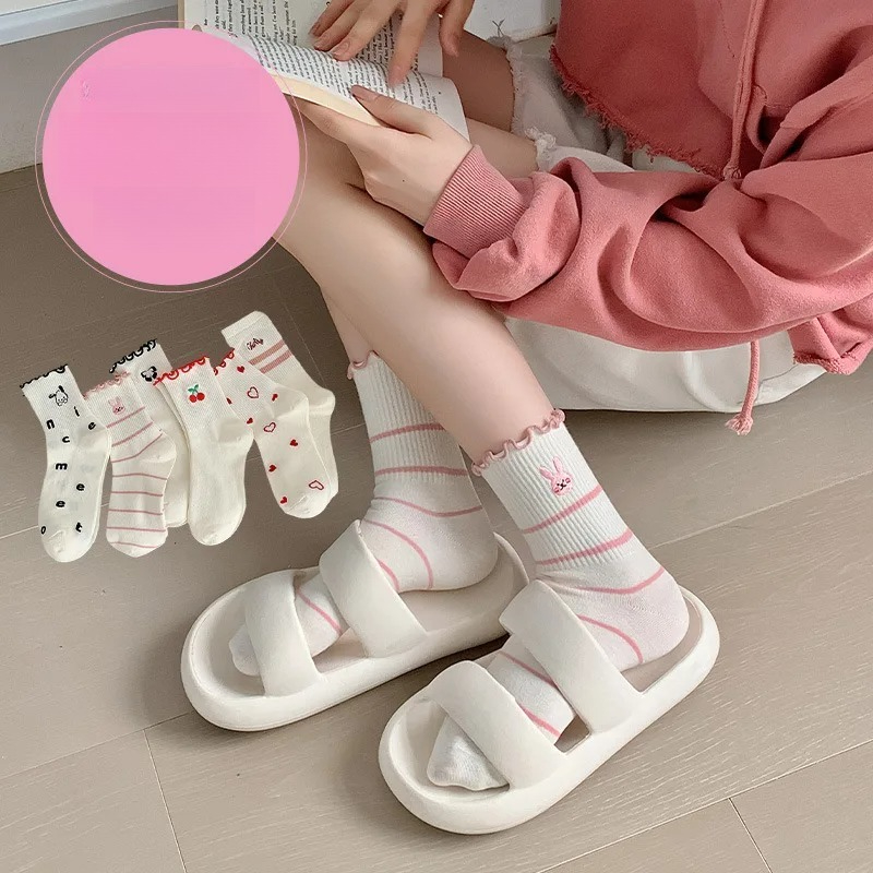 Kadın Çorapları Pamuklu Seviml - Embroidery On Socks incelemesi ve fiyatı