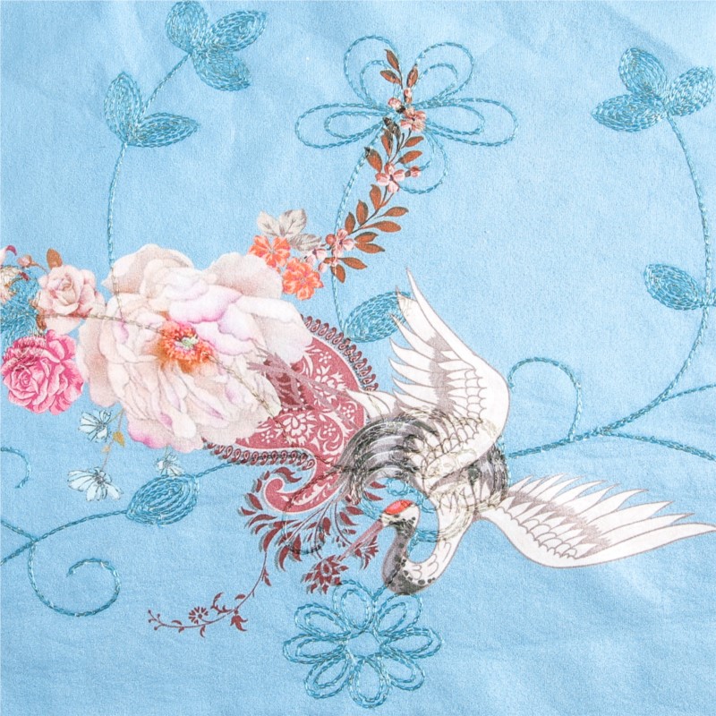 İnci işlemeli kadife baskılı k - Velvet Fabric Embroidery incelemesi ve fiyatı