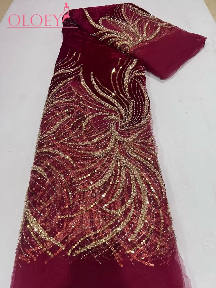 OLOEY Lüks düğün elbisesi Yeni - Velvet Fabric Embroidery incelemesi ve fiyatı