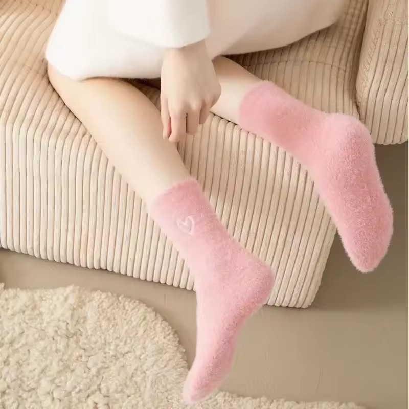 5 çift kadın kalınlaşmış vizon - Embroidery On Socks incelemesi ve fiyatı