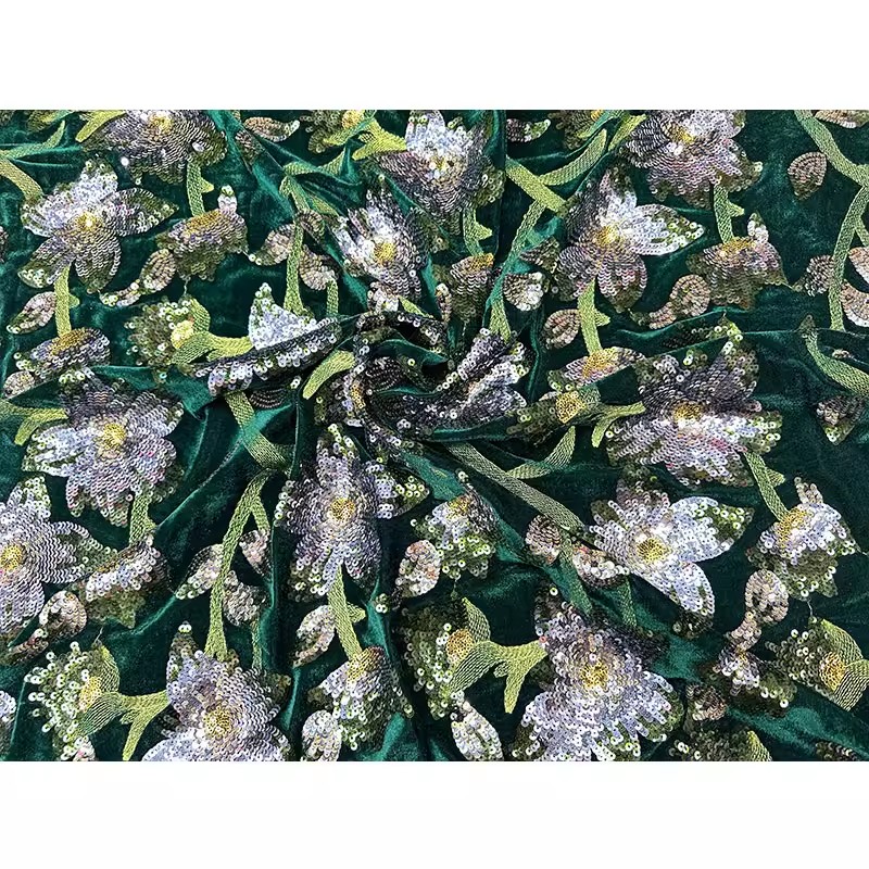 1 yard Retro kadife tela El iş - Velvet Fabric Embroidery incelemesi ve fiyatı